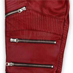 Services OEM Dernier style Pantalons en cuir décontractés légers pour hommes Design personnalisé de haute qualité Respirant Hiver Prix bas - Product Image 6