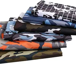 Nachhaltige Pfirsich haut Plain Camouflage Bedruckter Stoff Polyester Beach Short Fabric