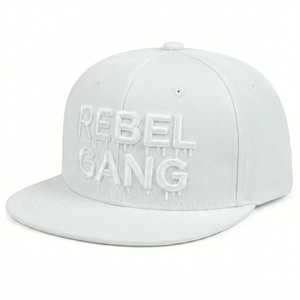 Vietnam Factory High Quality Black <b>Flat</b> Bill Snapback Custom Embroidery Hip Hop Baseball Cap Streetwear Unisex Dad <b>Hat</b> - Product Image 5