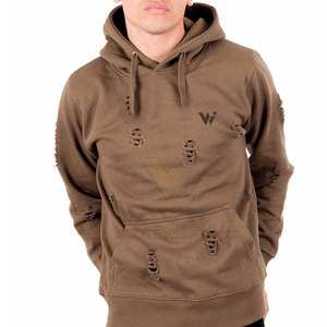 Pakistan Made Hommes Distressed Hoodies Nouveau Design Distressed Hoodies Casual Wear Distressed Hoodies - Product Image 3
