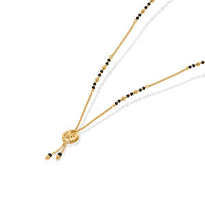 Collier fantaisie Liora Charm Mangalsutra avec perles fines - Product Image 4