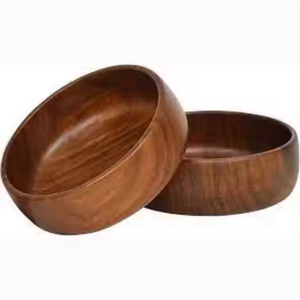 ชามไม้แบบสั่งทำทำด้วยมือโดยไม่ใช้เทคนิคขัดเงา - Product Image 6