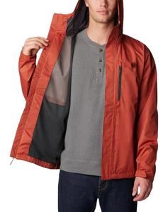 แจ็กเก็ตกันลมสำหรับกีฬากลางแจ้งของผู้ชายโลโก้แบบกำหนดเองผ้าไนลอนโพลีเอสเตอร์ขนาดใหญ่มีฮู้ดตกแต่งพิมพ์ลาย - Product Image 3