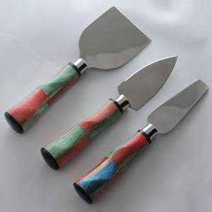 Vente chaude Design Unique En Acier Inoxydable Couverts À Fromage Ensemble Restaurant Mariage Service Fromage Beurre En Métal Cuisine Trancheuse - Product Image 1