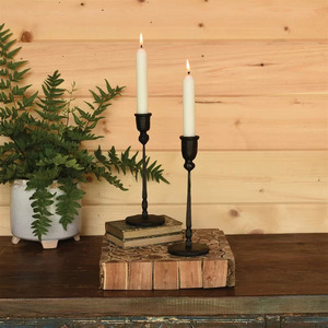 New Decorative Aluminum <b>Taper</b> <b>Candle</b> Holder with Matt Nickel Plating Eco-Friendly Christmas Home Decor for Tabletop - Product Image 3