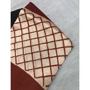 Dupatta Ligera de Algodón Chanderi con Estampado Étnico para Niñas, Elegante Chal/Bufanda con Hojas Dibujadas a Mano para Fiestas y Uso en Verano - Product Image 3