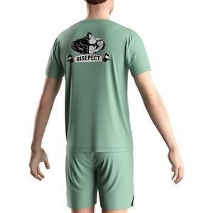 Maillot en tissu éponge pour homme - Impression par sublimation et logo personnalisé, commande en gros OEM - Product Image 6