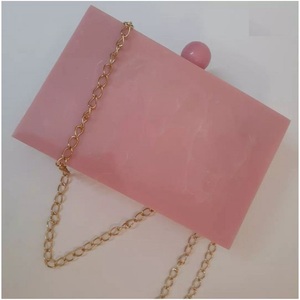 Venta al por mayor de alta calidad de moda monedero marco resina embrague moderno mujeres bolsos monederos y bolsos de lujo monedero personalizado bolsas de resina - Product Image 3