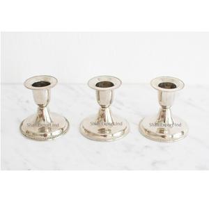 Handmade Bulk Silver Metal <b>Taper</b> <b>Candle</b> Holders for Christmas Event Parties Tabletop Decoration <b>Candle</b> <b>Taper</b> Set - Product Image 2