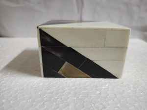 Boîte de rangement artisanale de qualité supérieure en corne et MDF avec incrustation, technique de polissage, pour Thanksgiving, Nouvel An, objets d'art et de collection, décoration - Product Image 3