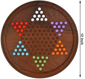 Juego de Damas Chinas de Madera Personalizable de la Mejor Calidad, Juego de Interior de Alta Durabilidad con Material Resistente, Colores Únicos, Backgammon - Product Image 4