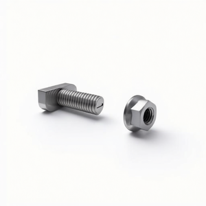 Solar Roof <b>Clamp</b> 20mm T-Bolt with Nylon Patch Nut-<b>Quick</b> Mount PV QRail QMR-TB20P-A-300 Bag of 50 for Metal Roof Installation - Product Image 2
