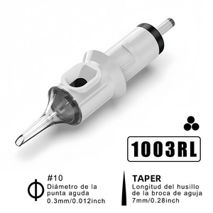 20 PCS usa e getta per tatuaggio aghi 0042B (1203RL) modello di cartuccia permanente con caratteristiche chiave