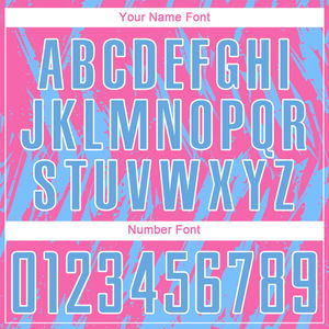 Camiseta de fútbol de entrenamiento rosa y azul personalizada para hombre, ropa de práctica transpirable y reversible, sublimación de corte automático - Product Image 3