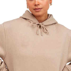 Women's High Quality 100% Cotton Winter Tracksuit Solid Color Two-Piece Jogging Set Oversized-OEM Available - Product Image 6