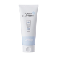 [What Skin] Pure Me Whip Foam Lotion Nettoyant Visage Doux aux Acides Aminés pour un Nettoyage en Profondeur, une Hydratation Intense et un Nettoyage des Pores – Pour Tous Types de Peaux