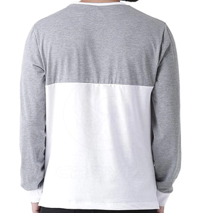 Camisetas Personalizadas de Manga Larga para Hombre, de Algodón de Alta Calidad, Estilo Casual, Textura Suave, Diseño en Blanco, Peso Pesado - Product Image 2