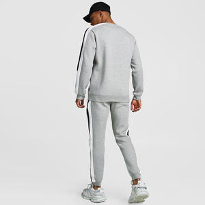 Streetwear survêtement en polyester à rayures sportives pour hommes survêtement coupe ajustée pantalon de jogging survêtements à rayures en coton fabricant personnalisé - Product Image 6