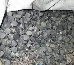 Botón de cuerno de vaca de buey de alta calidad, espacios en blanco, reverso plano redondo de todos los colores con características sostenibles para decoración de ropa, logotipos, ropa - Product Image 2