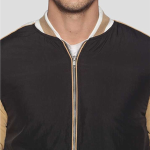 Personalizado Unisex Varsity Jacket Stand suelta lona frontal bordado hombres Chenille Vintage béisbol Collage Varsity chaqueta personalizada - Product Image 5