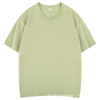 T-shirt Homme Oversize 200g 100% Coton à Manches Courtes avec Motif à Pois, Col Rond, Écologique, Séchage Rapide, Logo Personnalisé sur le Devant