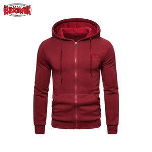 2025 nueva llegada Sudadera con capucha de algodón orgánico para hombres logotipo personalizado bordado cierre de cremallera transpirable Puff impresión otoño con capucha - Product Image 4