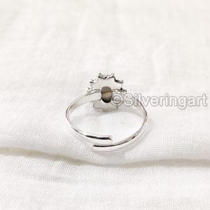 Women's <b>Ring</b> Natural Malachite Gemstone Genuine Birthstone <b>Toe</b> <b>Ring</b> Christmas Wedding Handmade Jewelry 925 Sterling Silver <b>Ring</b> - Product Image 6