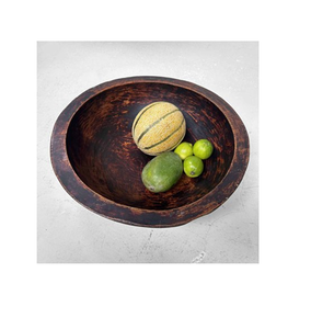 Masa de fruta de madera respetuosa con el medio ambiente Cena Comida Ensalada de frutas Cuenco para servir Vajilla Artesanía usada Venta superior - Product Image 5