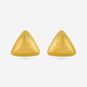 Trendy Gold-Plated Stud Featuring Number Shape Pattern Made Zinc Alloy Stainless Steel Brass Plastic Pearls Diamonds Party Gift - Product Image 3