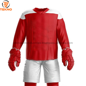 Vêtements de hockey sur glace personnalisés 2025 de haute qualité Concevez votre propre uniforme d'équipe professionnelle Service ODM/OEM disponible Uniforme de hockey sur glace - Product Image 4