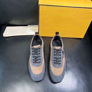 Chaussures de course pour hommes, style printemps-automne, best-seller, cuir et daim de haute qualité, chaussures décontractées d'extérieur personnalisées - Product Image 3