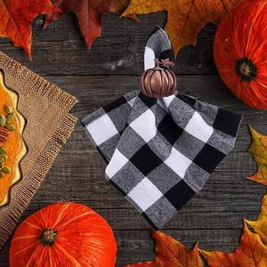 Servilletero con forma de calabaza de aleación de cosecha de Halloween de alta calidad, diseño de lujo para una decoración de mesa impresionante en cenas - Product Image 6