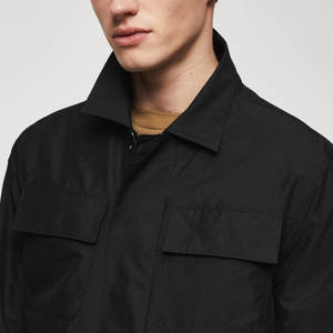 แจ็คเก็ตผู้ชายผ้าฝ้าย 100% จากโรงงานโดยตรง บริการ OEM รับผลิตตามแบบ สไตล์ไฮสตรีท คุณภาพสูง ผ้าแคนวาส สำหรับฤดูหนาว ราคาส่งถูก - Product Image 4