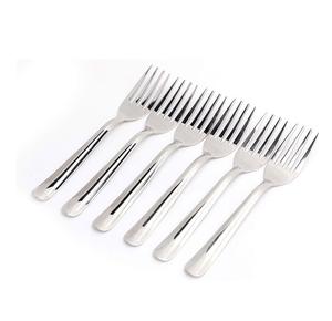 Couverts les plus vendus Fourchette de service Fête Maison Table Fourchette de service Usine Vente directe Qualité standard Grande fourchette Logo personnalisé - Product Image 3