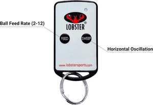 Máquina lanzapelotas de tenis LOBSTER Sports con batería externa - Product Image 3