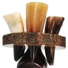 Handmade Best-Selling Drinking Horn Shots <b>Glass</b> With Tray Tumblers Mug Cup Water Tea Customizable Viking Horn <b>Glass</b> Restaurants - Product Image 6