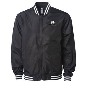 Veste bomber d'hiver pour homme de haute qualité, best-seller, avec col montant, logo sur le devant, design personnalisé, écologique, respirante, vente en gros - Product Image 1