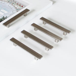 Tirador de Cajón Rectangular Moderno de Aleación de Zinc para Cómoda, Tirador de Barra Minimalista, Duradero y Ecológico para Cocina y Comedor - Product Image 1