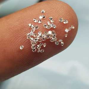 0.005ct 0.003ct เพชรธรรมชาติ0.1CT 0.2ct เพชรแท้สีขาว Def VS-SI VVS-VS