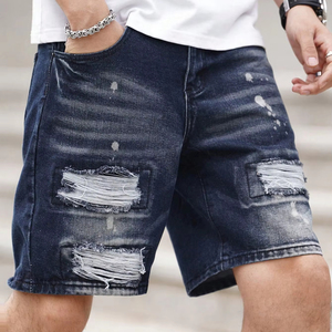 กางเกงยีนส์ขาตรงพิมพ์ลายหมึกสาดสีขาวสำหรับผู้ชายกางเกงยีนส์ซักได้แฟชั่นทันสมัยขายดีสำหรับวัยรุ่น - Product Image 6