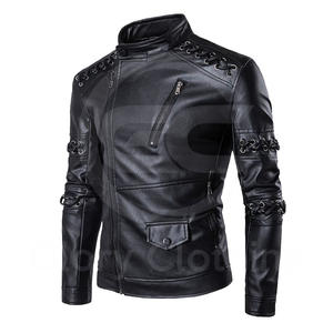 Veste en cuir pour homme automne-hiver, veste en cuir pour homme de la meilleure qualité, veste en cuir véritable pour homme, fabriquée au Pakistan, vestes pour homme - Product Image 3