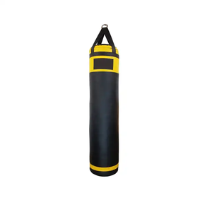 Wholesale OEM Custom logo Punching Bags Pu <b>Leather</b> Thai Boxing Kicking Heavy Punching Bag for Adults - Product Image 5