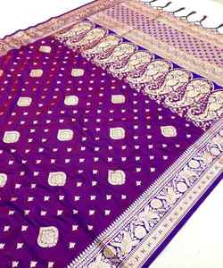 ผ้าฝ้ายส่าหรีดีไซน์ราคาไม่แพง ราคาดีที่สุดและราคาส่ง เพื่อการช้อปปิ้งที่เหมาะกับงบประมาณ - Product Image 2