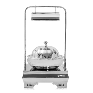 Platos de frotamiento de Metal modernos, nuevos suministros de boda y fiestas de lujo, calentador de alimentos usado decorativo para Hotel, plato de frotamiento para Buffet - Product Image 2