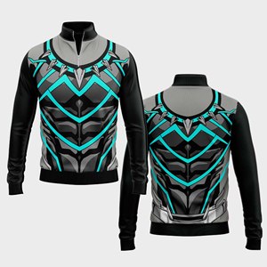 Vêtements de sport professionnels personnalisés à fermeture éclair quart hommes femmes vêtements de sport pour jeunes pullover d'équipe à séchage rapide - Product Image 2