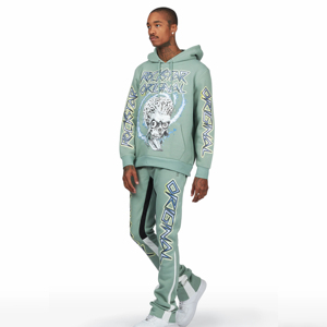 Nueva llegada Ropa informal para hombre Los mejores chándales acampanados en colores sólidos Temporada de invierno Tela polar Nuevos conjuntos de moda - Product Image 3