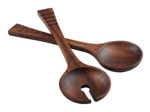 Handmade Acacia Wood <b>Salad</b> Server Set Latest Design Resin and Wood Hot Selling <b>Tool</b> for Home and Kitchen - Product Image 5