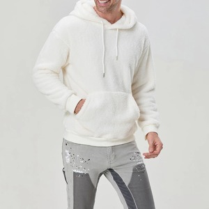 Nuevos Estilos de Invierno, Sudaderas con Capucha Extra Grandes para Hombre, Unisex, Tallas Grandes, de Lana Merino Sólida y Poliéster con Estampado Digital - Product Image 5