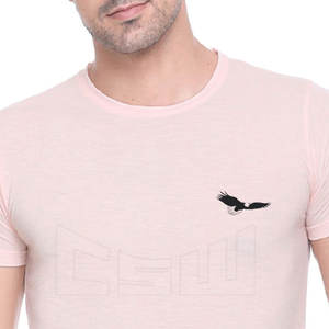 Venta al por mayor camiseta de moda para hombre logotipo personalizado hecho de poliéster/Tela de punto de algodón - Product Image 5