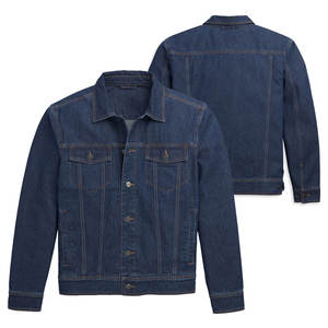 Full <b>Customized</b> Fashionable Men <b>Denim</b> <b>Jacket</b> with Private Label Streetwear Men's Casual Long Sleeves <b>Denim</b> <b>Jackets</b> for Winter - Product Image 3